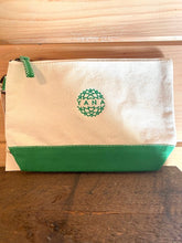 Load image into Gallery viewer, Embroidered Canvas Cosmetic Pouch